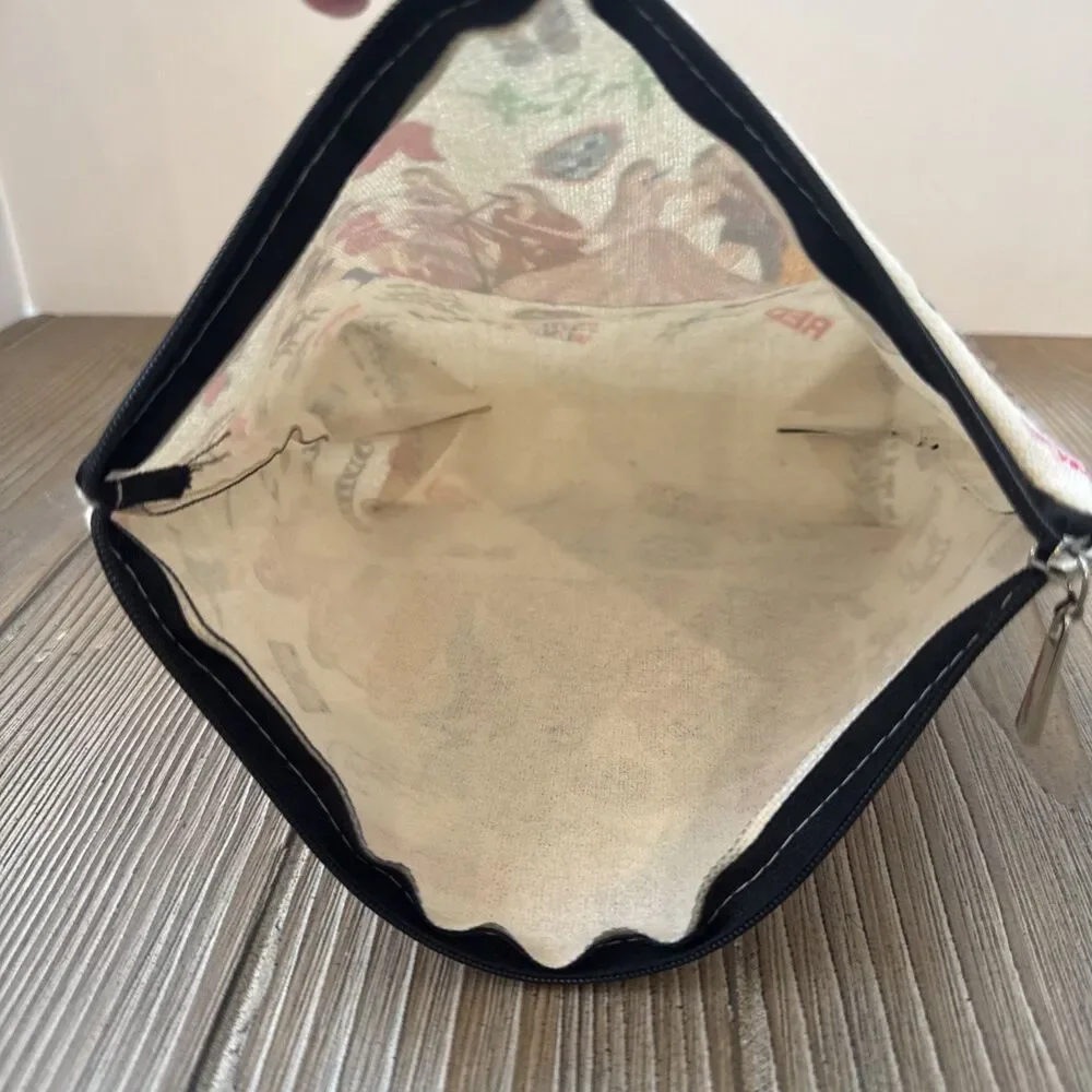 Taylor Swift Make-Up Cosmetic 1989 Inspired Travel Bag with Zip Closure